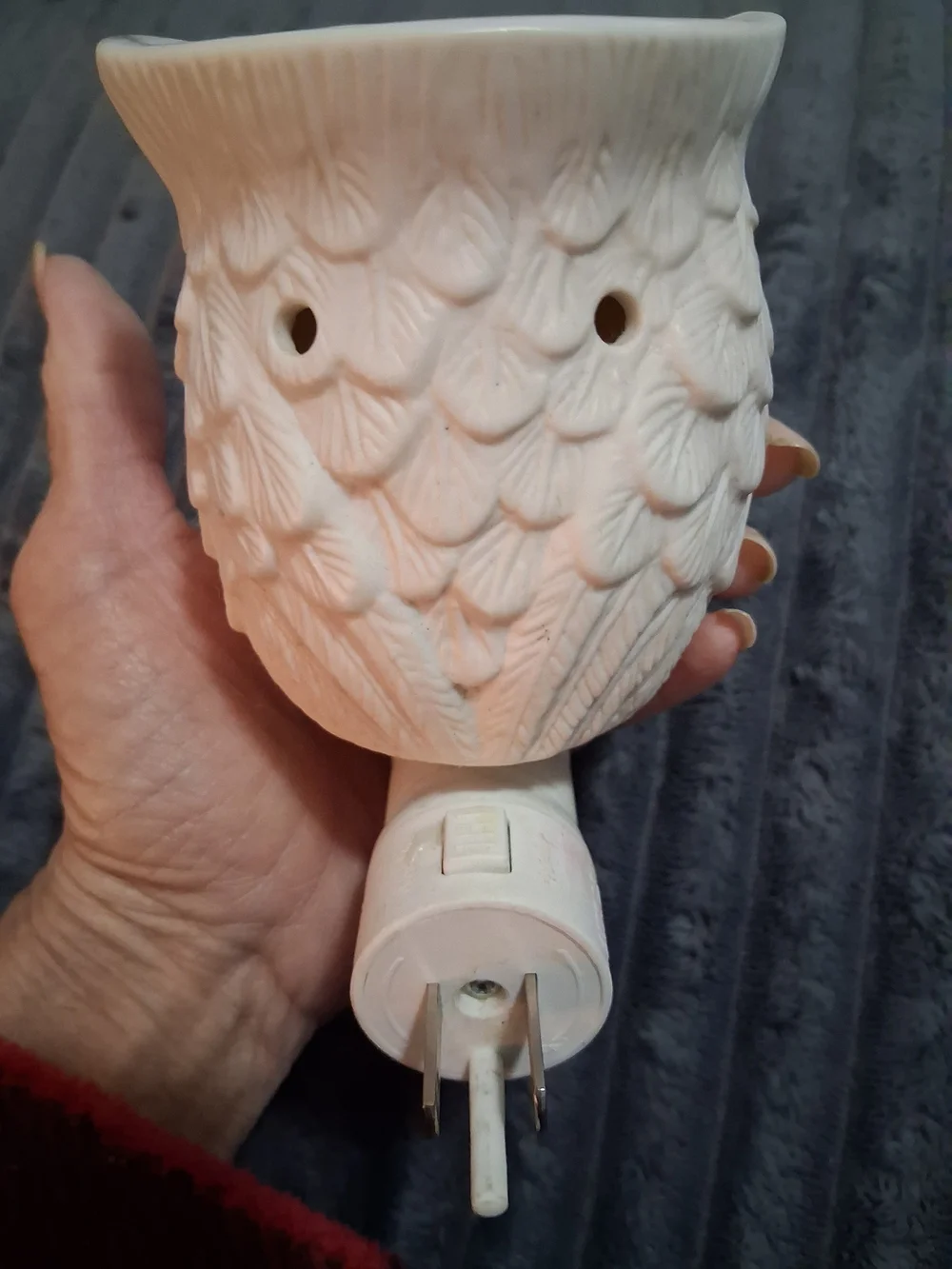Scentsy White Owl Wax Warmer Nightlight